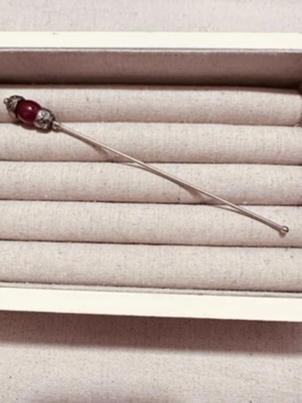 Vintage | Hairstick | Vintage Hairstick with Carnelian Stone